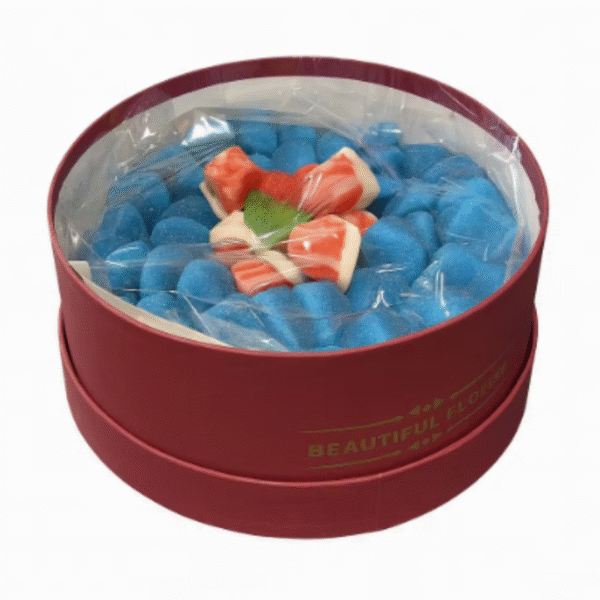 _Blue candy box, send candy to amman jordan