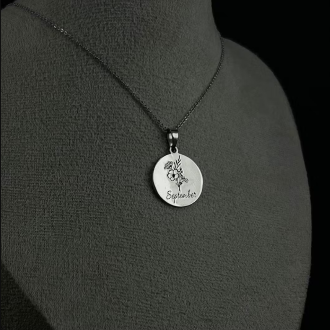 September silver necklace, send Silver to amman jordan